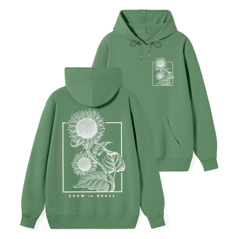 Grow In Grace Classic Christian Hoodie