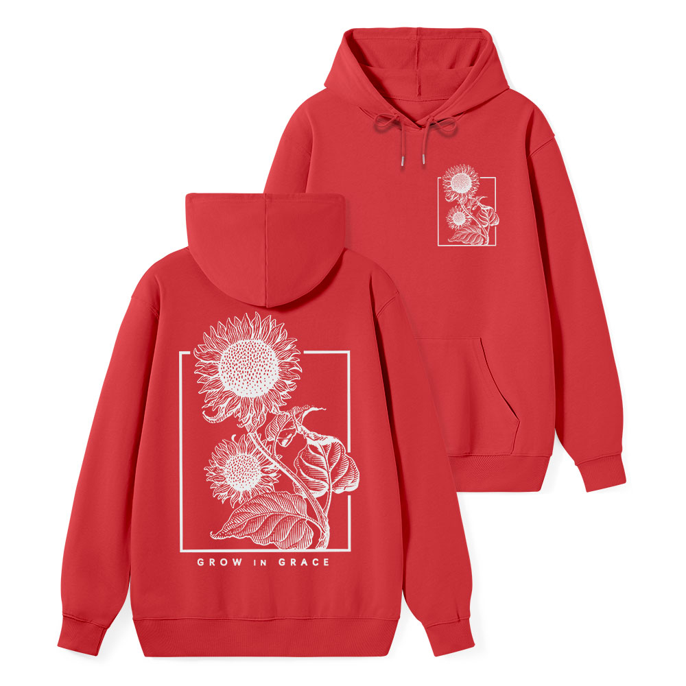 Grow In Grace Classic Christian Hoodie