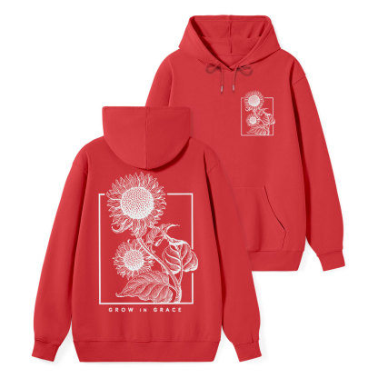 Grow In Grace Classic Christian Hoodie