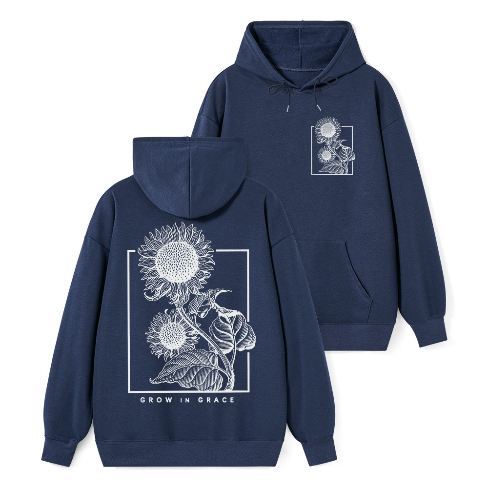 Grow In Grace Classic Christian Hoodie