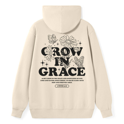 Grow in Grace Classic Christian Hoodie