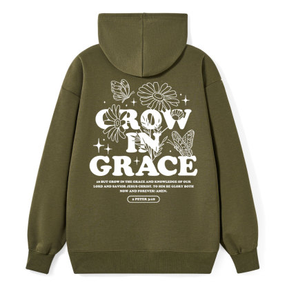 Grow in Grace Classic Christian Hoodie
