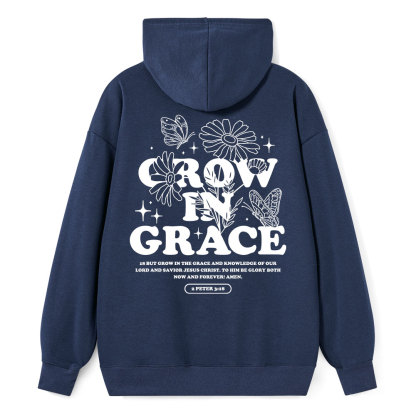 Grow in Grace Classic Christian Hoodie