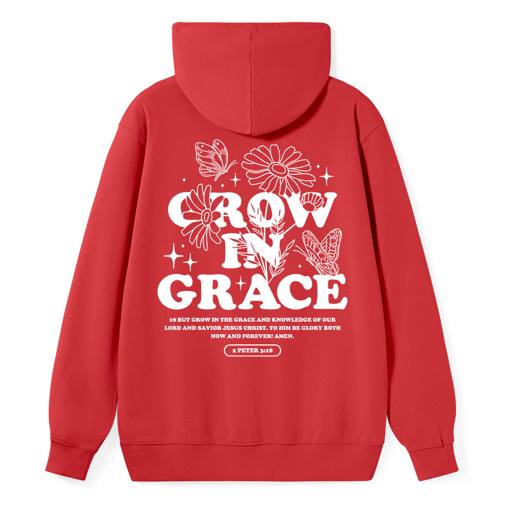 Grow in Grace Classic Christian Hoodie