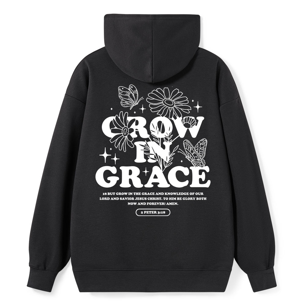 Grow in Grace Classic Christian Hoodie