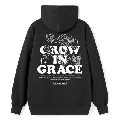 Grow in Grace Classic Christian Hoodie