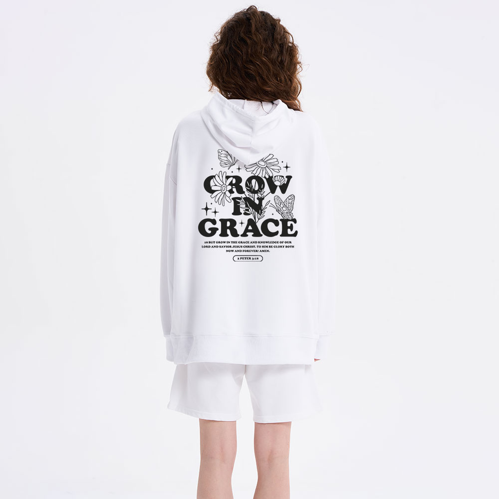 Grow in Grace Classic Christian Hoodie