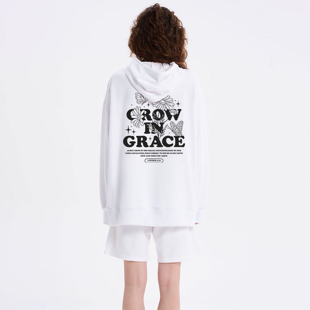 Grow in Grace Classic Christian Hoodie