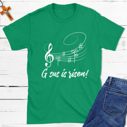Gsus Is Risen Christian T-Shirt