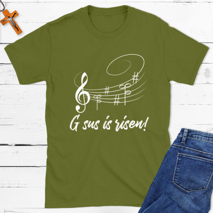 Gsus Is Risen Christian T-Shirt