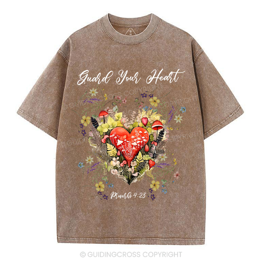 Guard Your Heart Chirstian Washed T-Shirt
