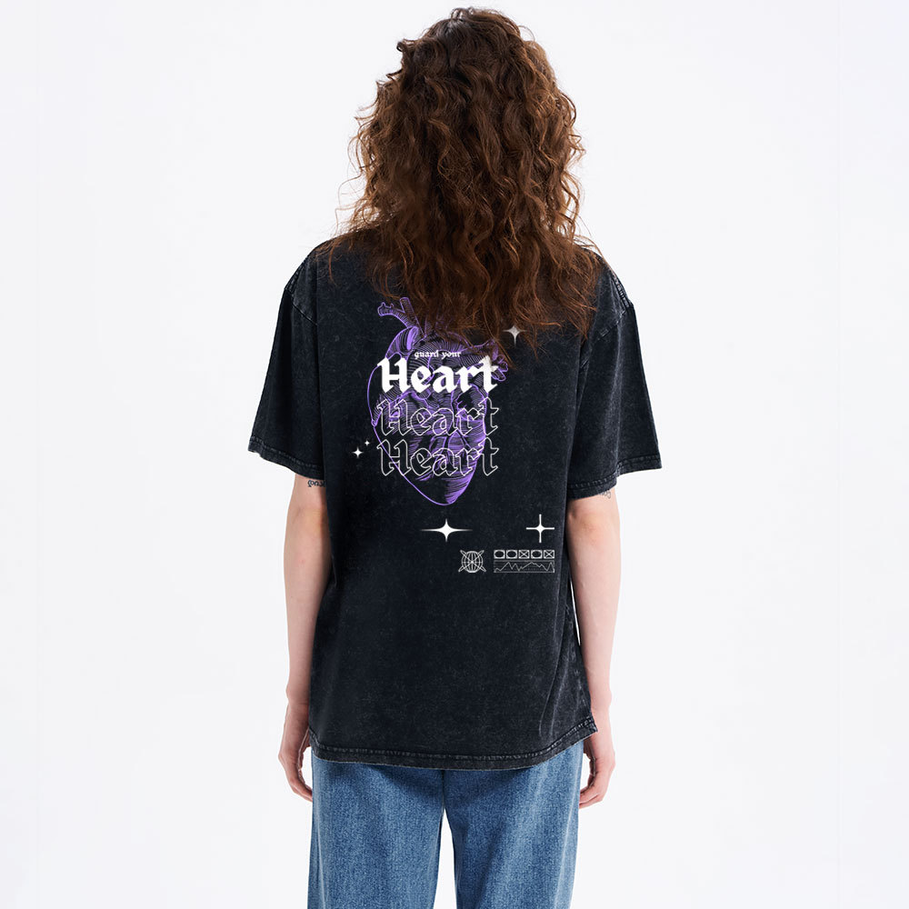 Guard Your Heart Christian Washed T-Shirt
