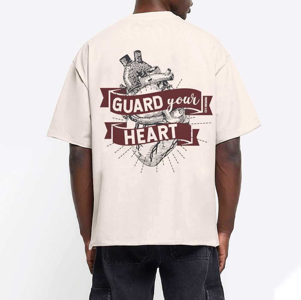 Guard Your Heart Christian Washed T-Shirt