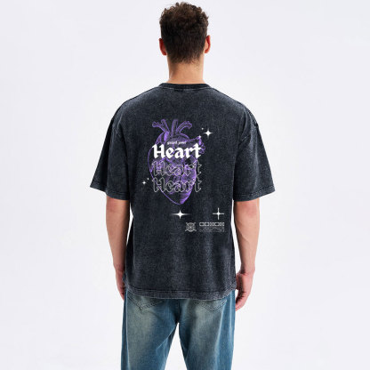 Guard Your Heart Christian Washed T-Shirt