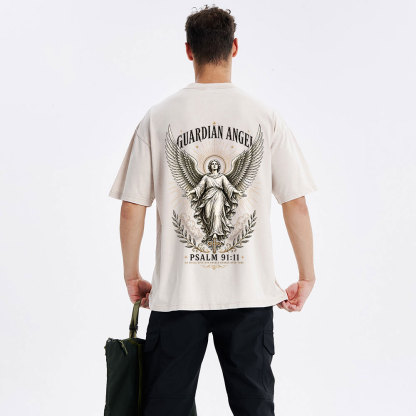 Guardian Angel Christian Washed T-Shirt