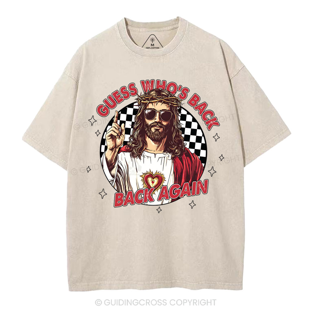 Guess Who's Back Christian Washed T-Shirt
