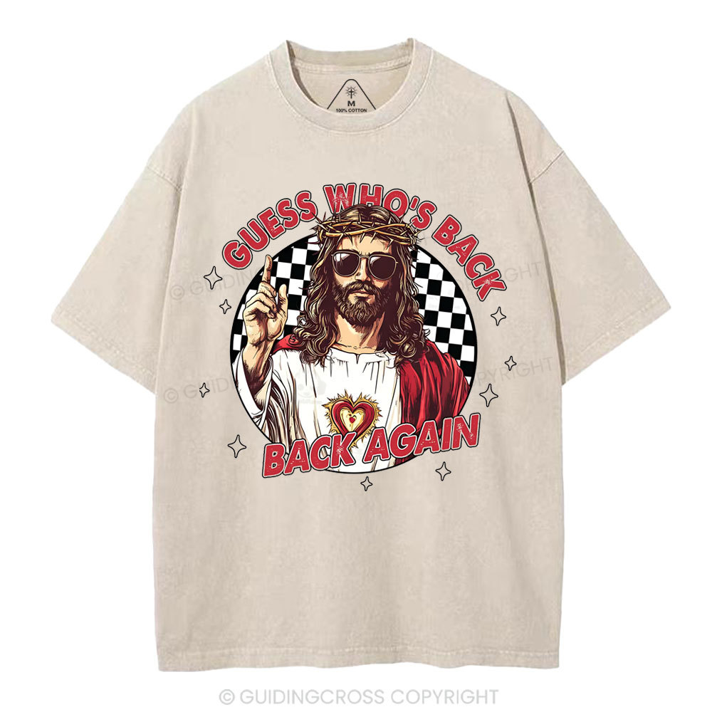 Guess Who's Back Christian Washed T-Shirt
