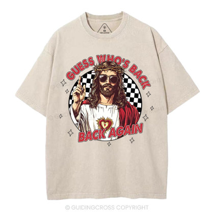 Guess Who's Back Christian Washed T-Shirt
