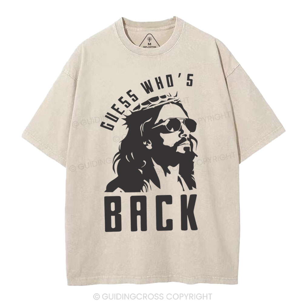 Guess Who's Back Christian Washed T-Shirt