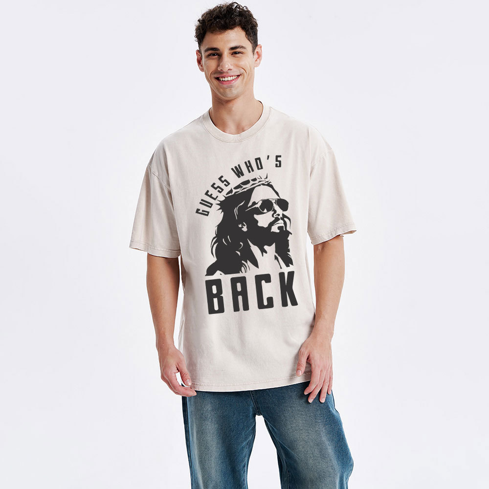 Guess Who's Back Christian Washed T-Shirt