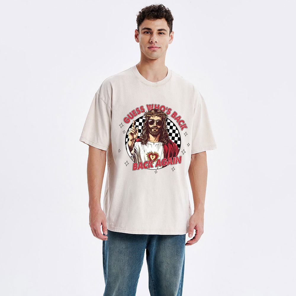 Guess Who's Back Christian Washed T-Shirt
