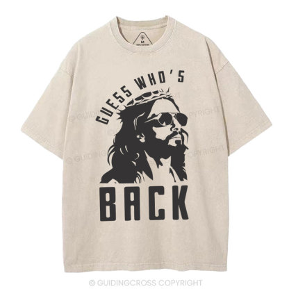 Guess Who's Back Christian Washed T-Shirt