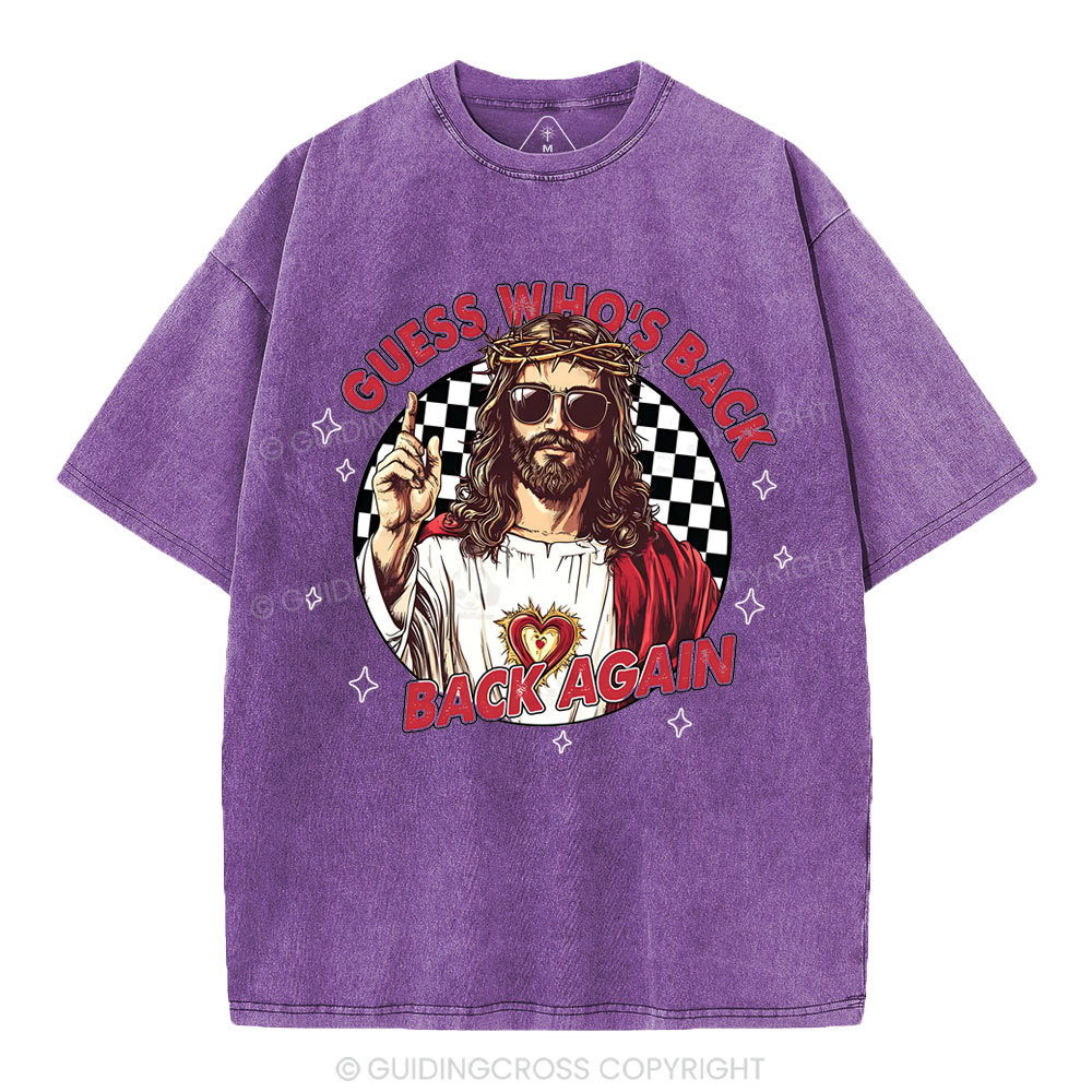 Guess Who's Back Christian Washed T-Shirt