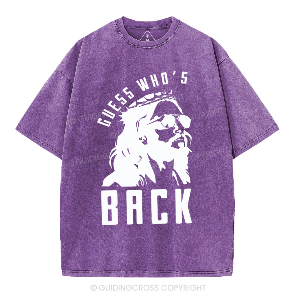 Guess Who's Back Christian Washed T-Shirt