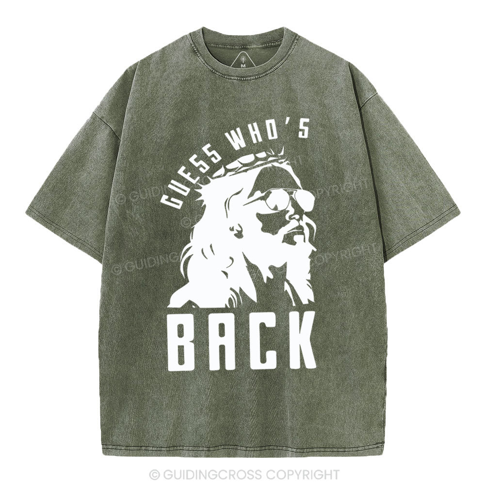 Guess Who's Back Christian Washed T-Shirt