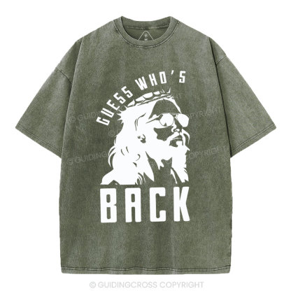 Guess Who's Back Christian Washed T-Shirt