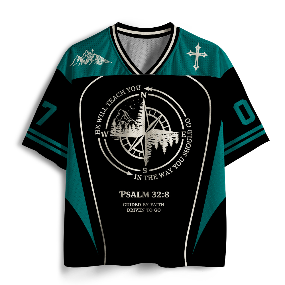 He Will Teach You Christian Mesh Jersey