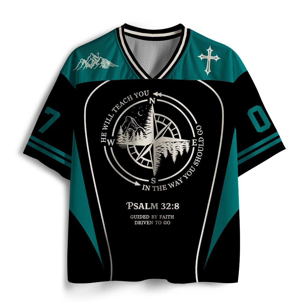 He Will Teach You Christian Mesh Jersey