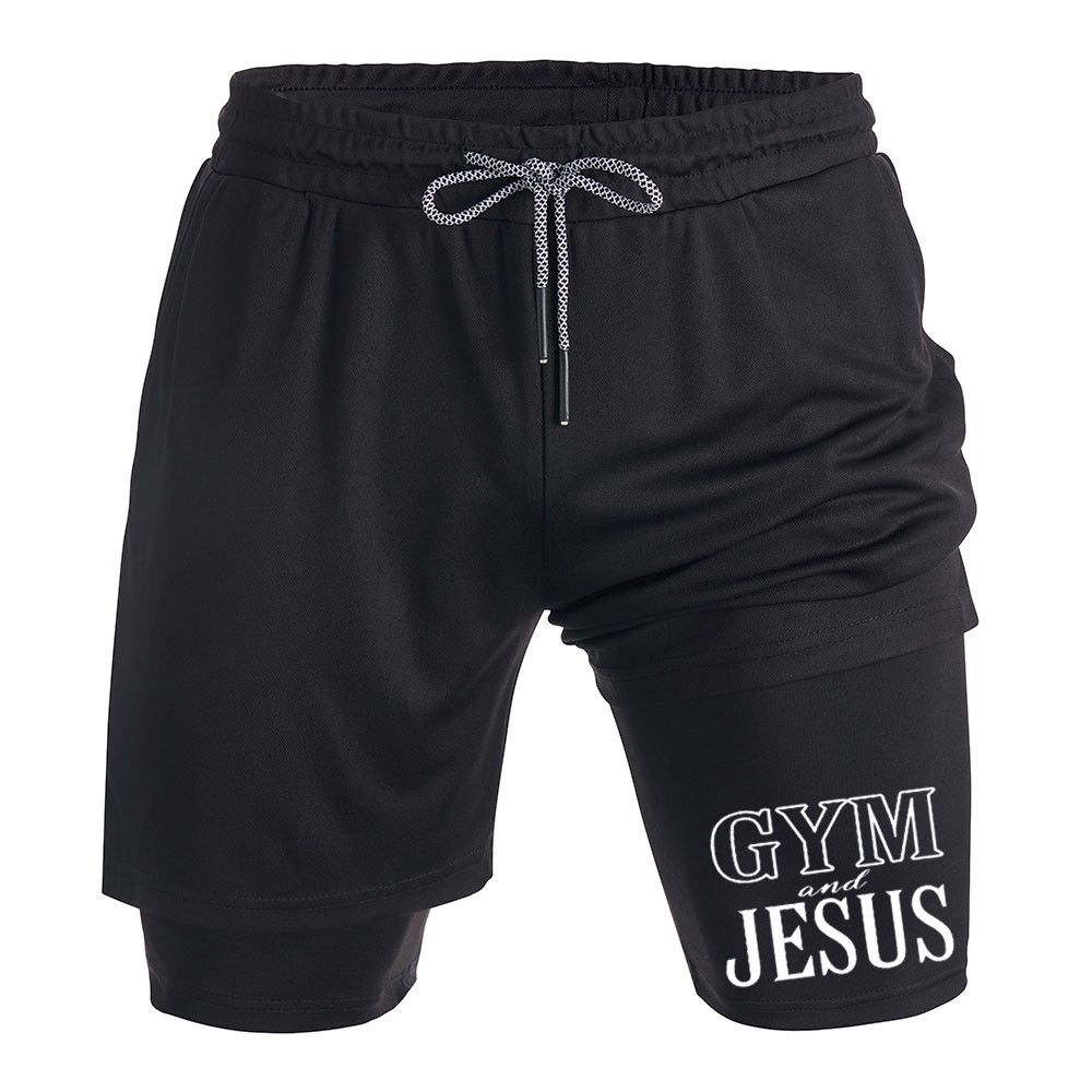 Gym And Jesus Christian Performance Shorts