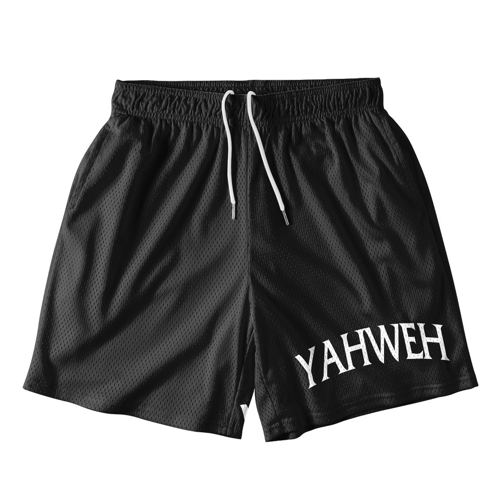 YAHWEH Christian Mesh Shorts