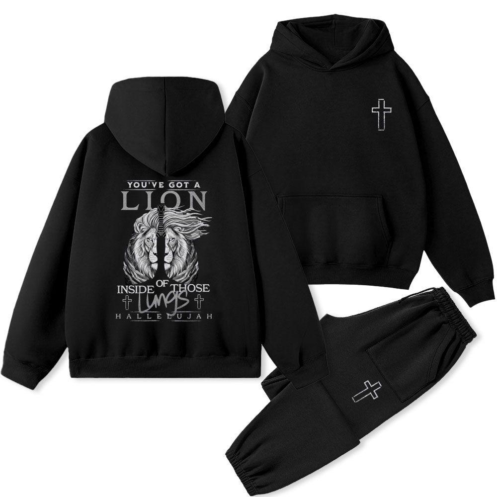 Hallelujah Christian Premium Fleece Hoodie Set