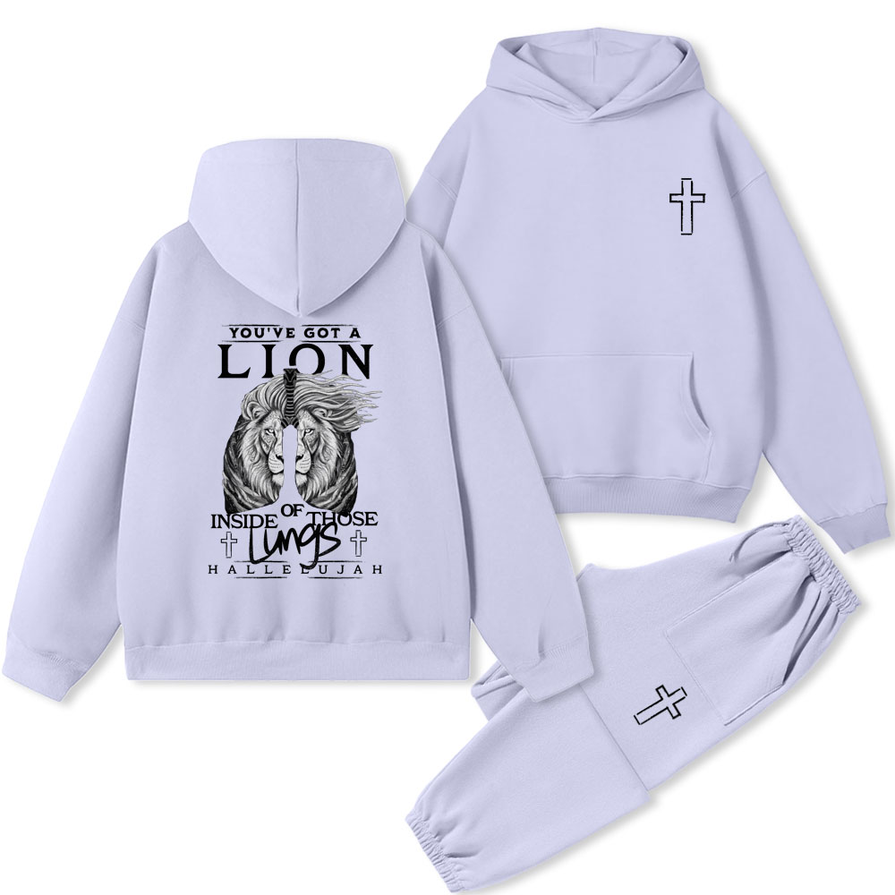 Hallelujah Christian Premium Fleece Hoodie Set