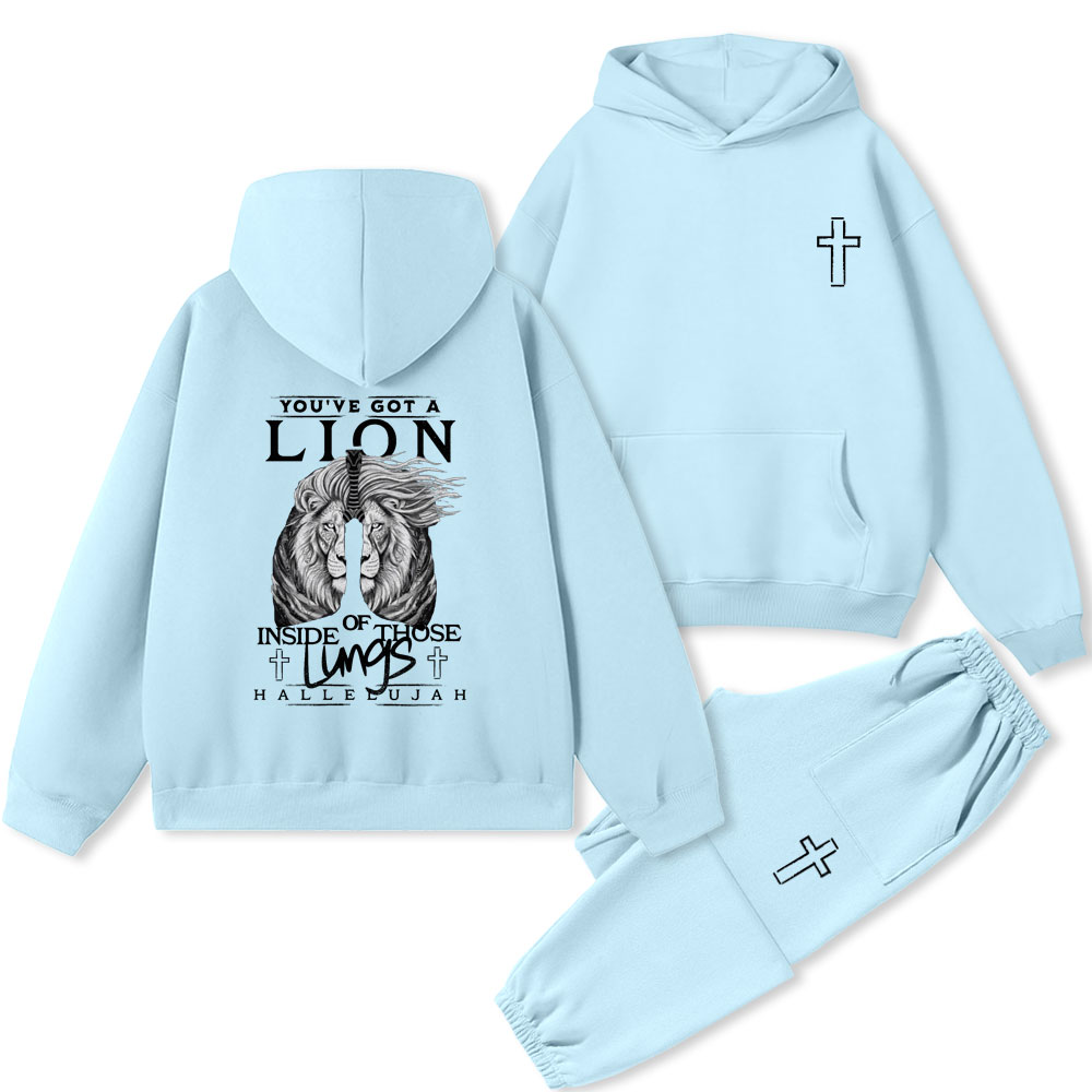 Hallelujah Christian Premium Fleece Hoodie Set