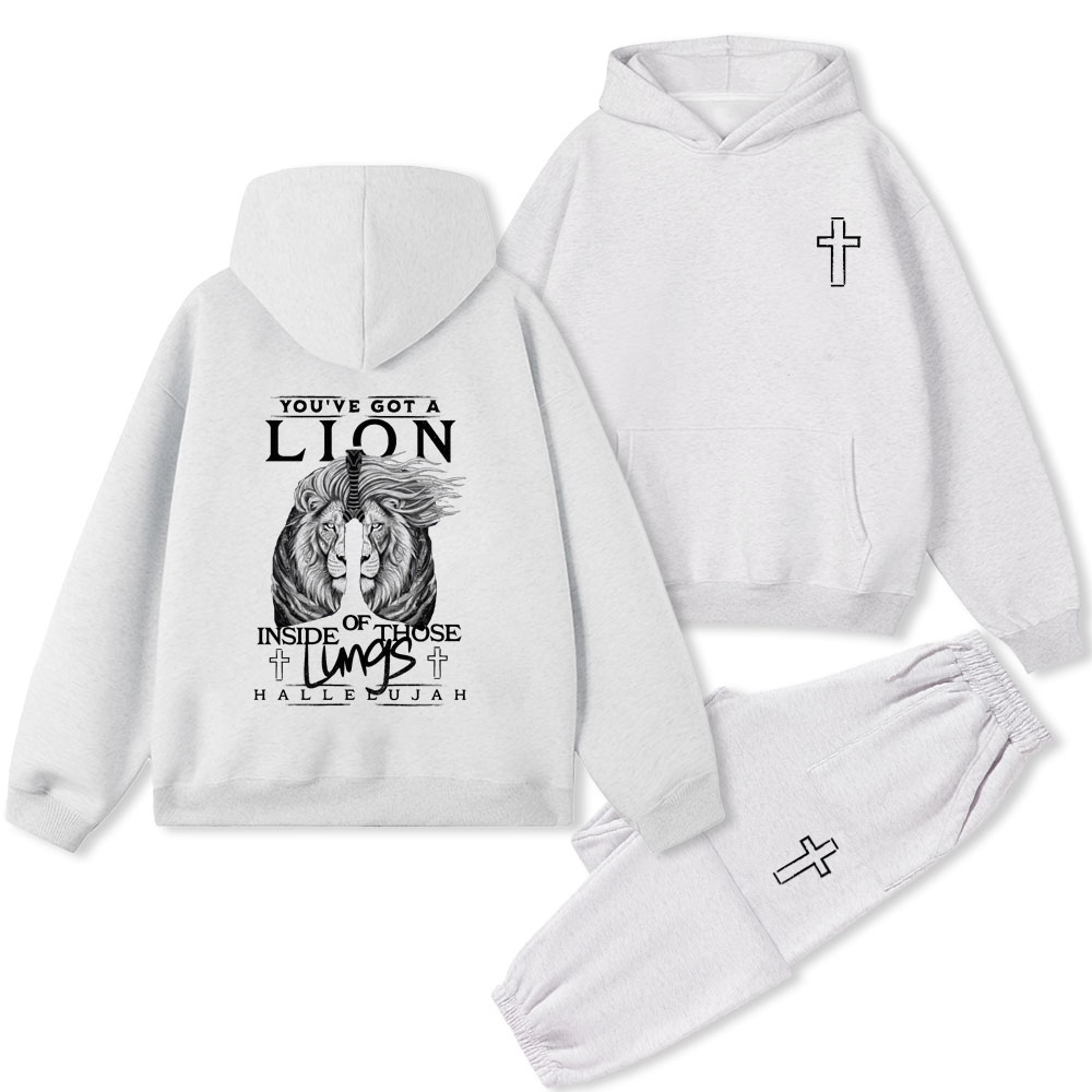 Hallelujah Christian Premium Fleece Hoodie Set