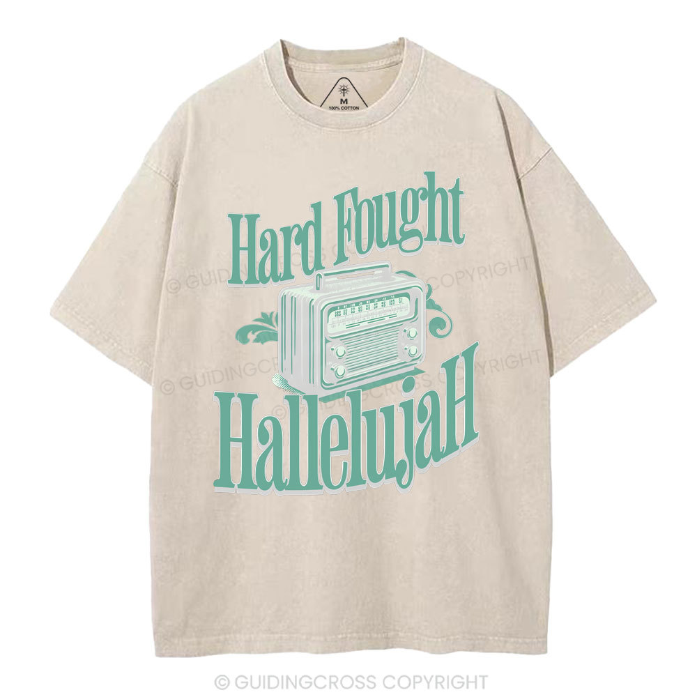 Hallelujah Christian Washed T-Shirt