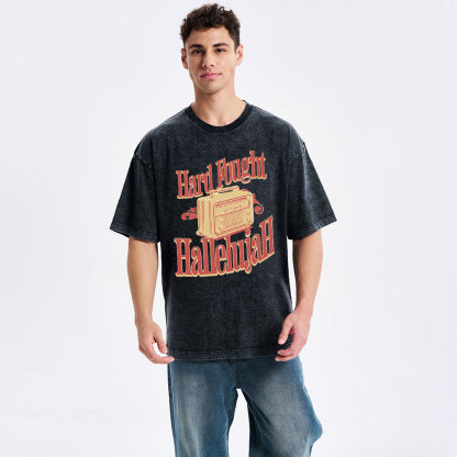 Hallelujah Christian Washed T-Shirt