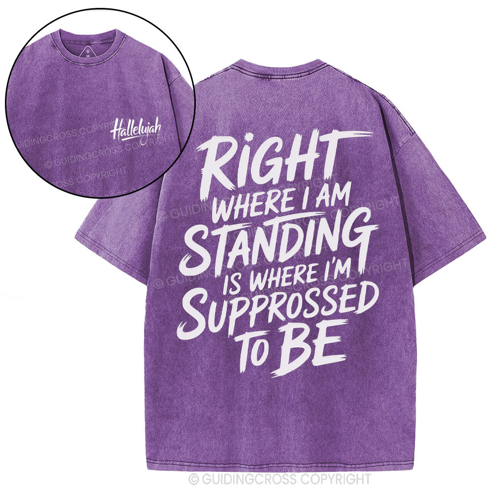 Hallelujah Christian Washed T-Shirt