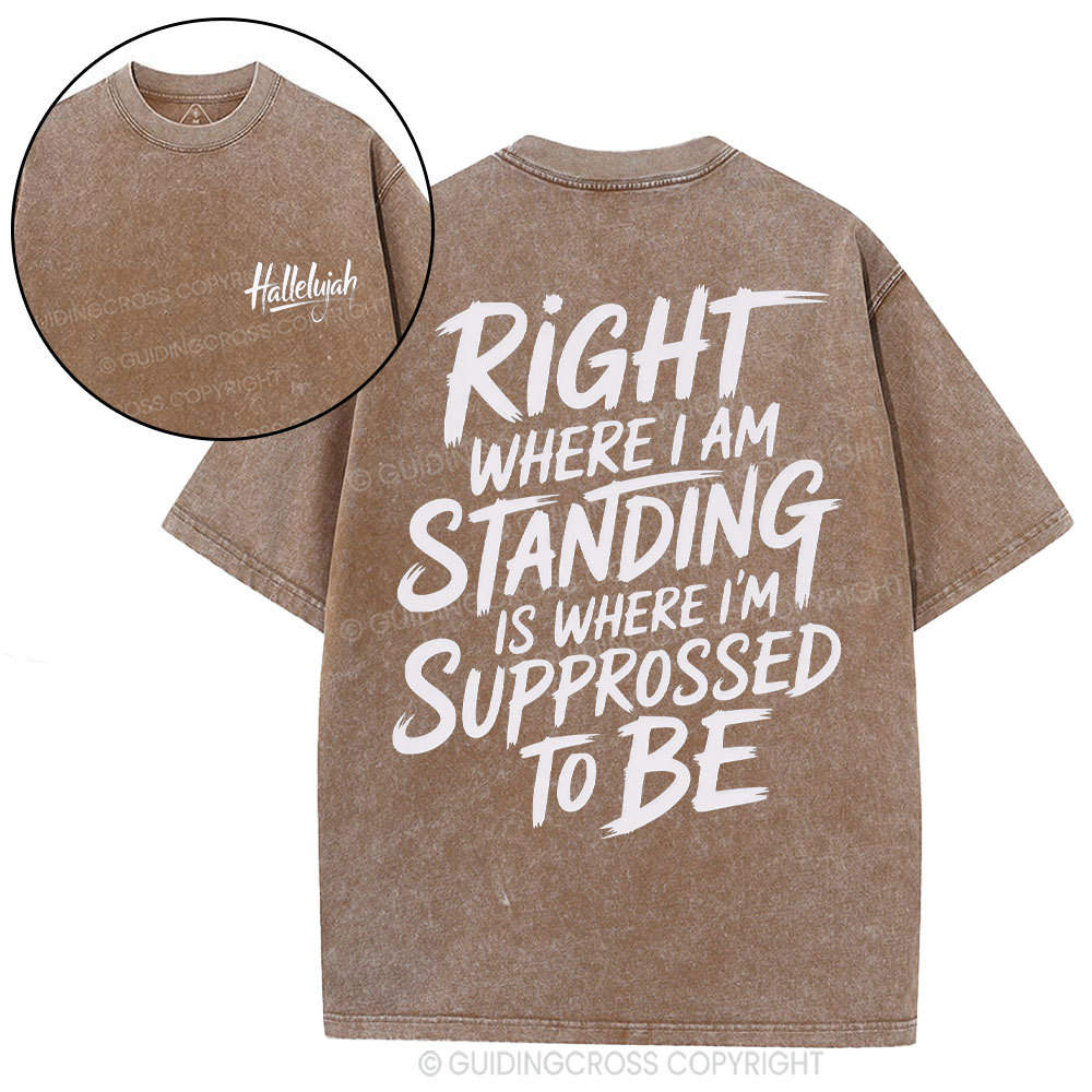 Hallelujah Christian Washed T-Shirt