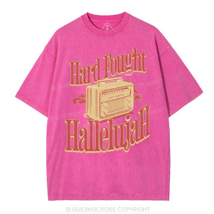 Hallelujah Christian Washed T-Shirt