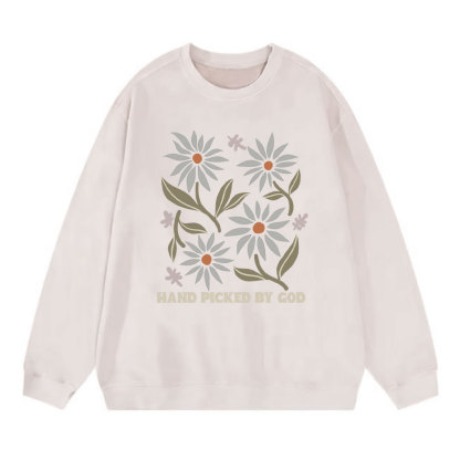 Hand Picked By God Christian Washed Sweatshirt