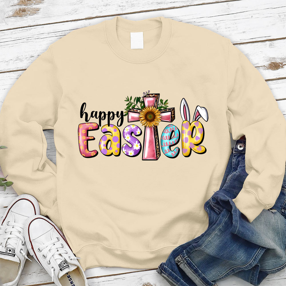 Happy Easter Christian Sweatshirt