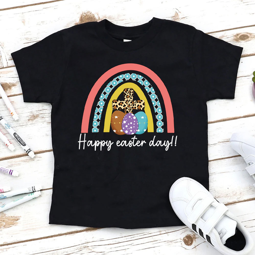 Happy Easter Day Christian Kid T-Shirt