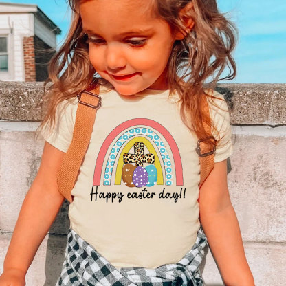 Happy Easter Day Christian Kid T-Shirt
