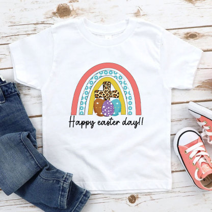 Happy Easter Day Christian Kid T-Shirt