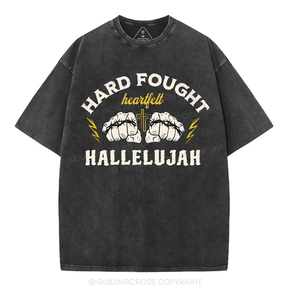 Hard Fought Christian Washed T-Shirt