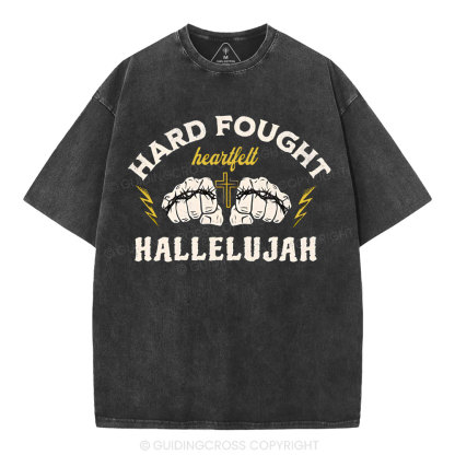 Hard Fought Christian Washed T-Shirt